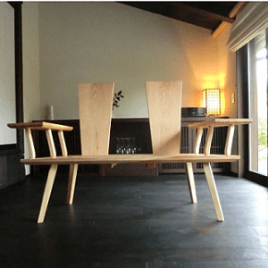obisugi Wooden bench