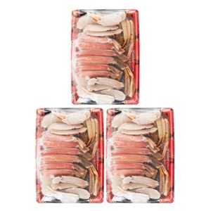 松本明子、高橋ひとみのカニ3パックお買い得