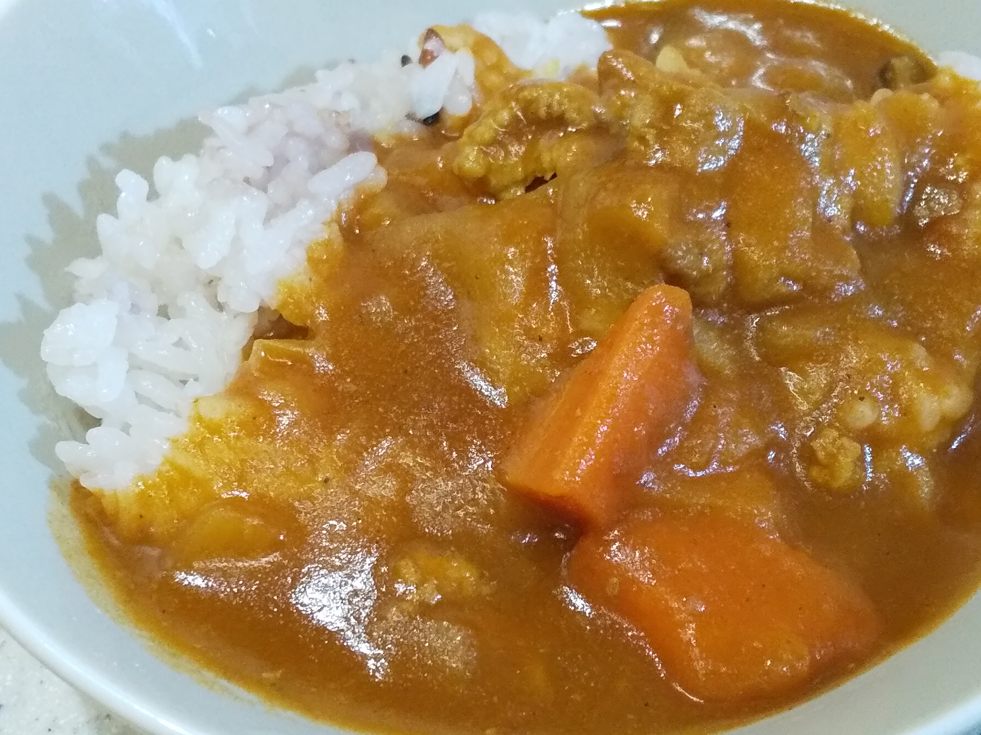 カレー朝食