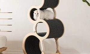 「みんなの動物園」ニャレ兄の丸いキャットタワー