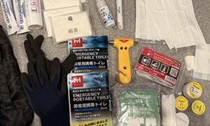 やす子の防災セット圧縮下着圧縮くつ下