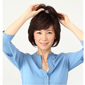 じゅん散歩人毛100％のヘアピース