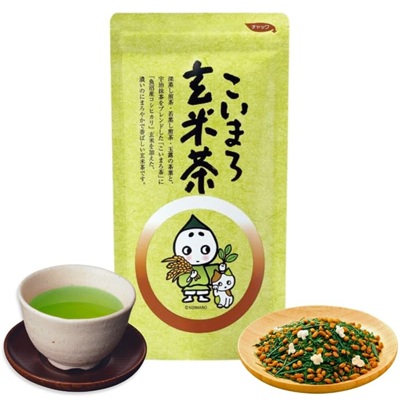 魚沼産コシヒカリの玄米を使用した玄米茶