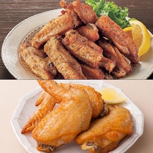 うま塩手羽中チキンとあぶり焼き手羽先の2kgセット