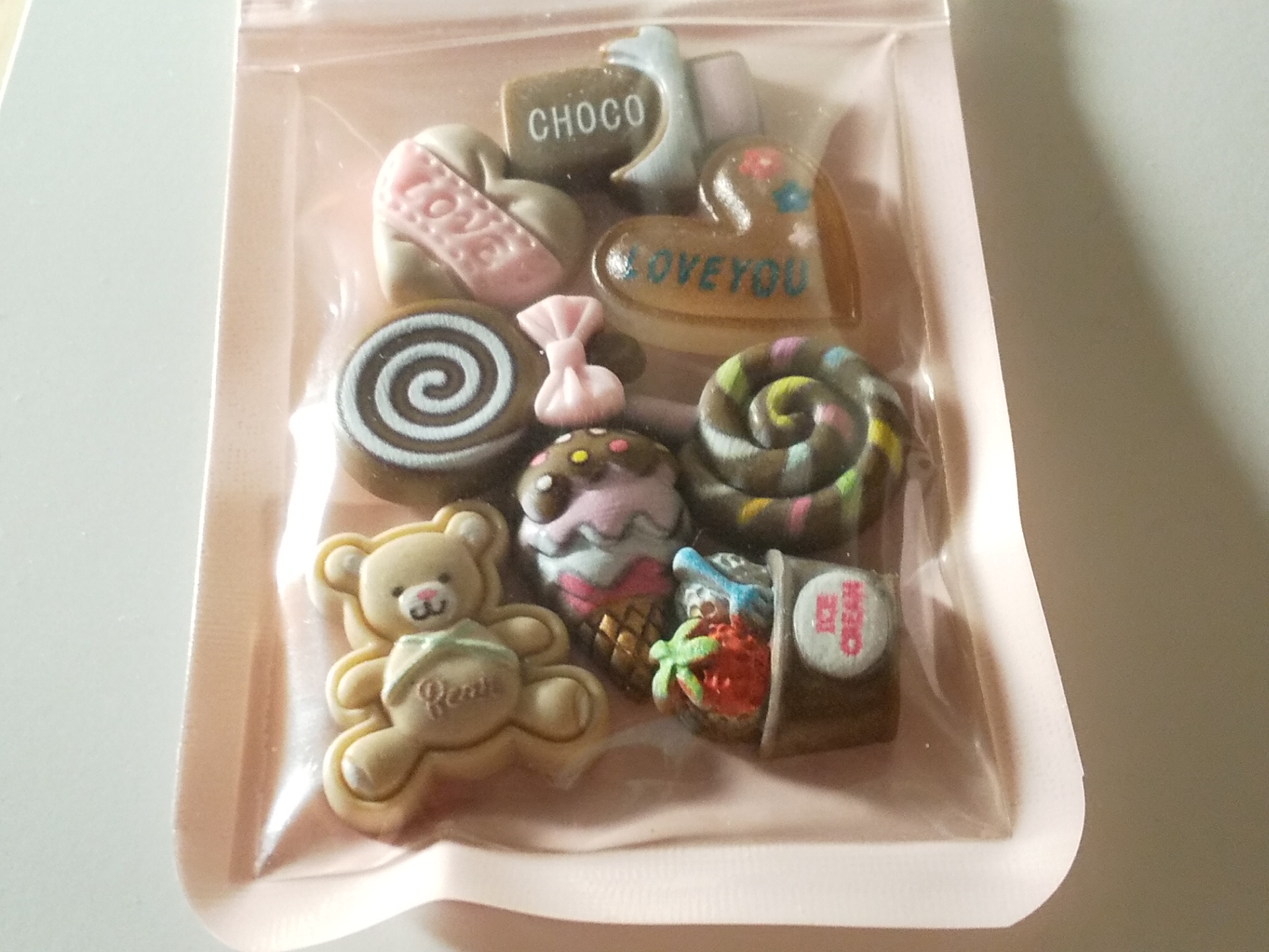 ユザワヤのスイーツ系デコパーツ